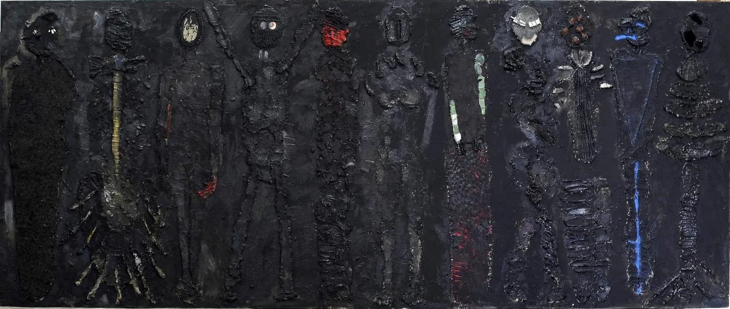 The Sleepers « Blue Eyes », 262 × 110 cm, 2013.