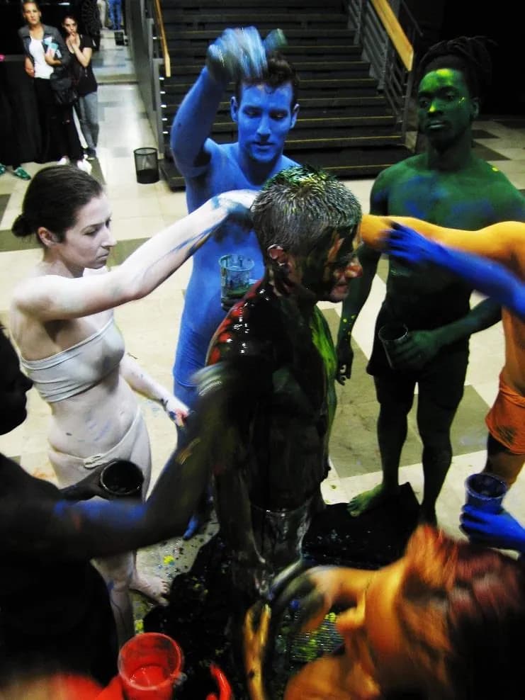The Layers, photographie de performance (body painting) - Belgrade, 2016.