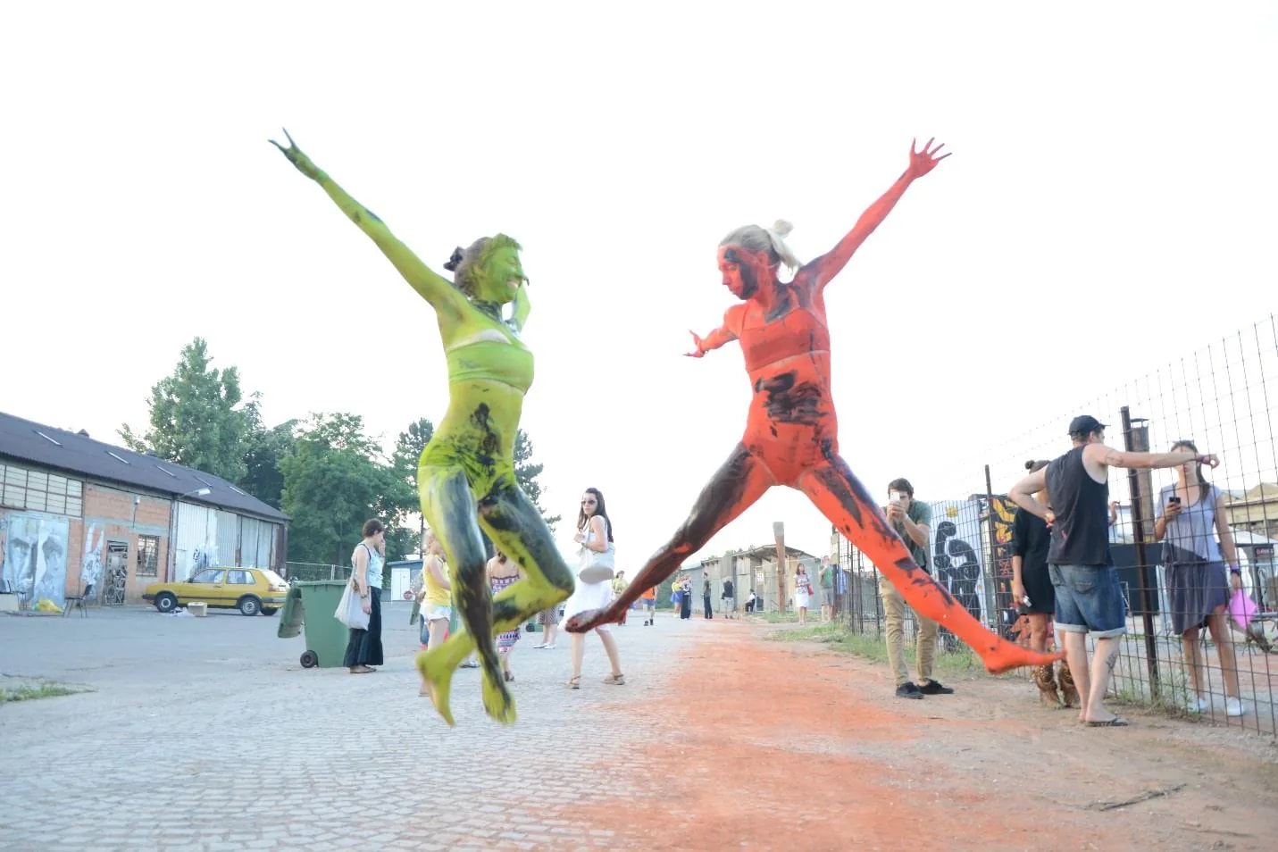 Sans titre (performance), photographie de performance à Belgrade, 2016